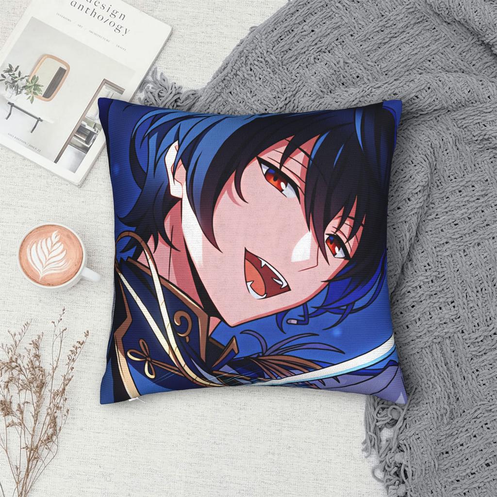 Pillow Cover Ensembles-Stars Kawaii Pillow Case For Living Room Chair Pillowcases