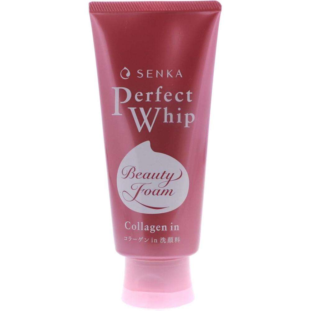 [set Of 2] FAce WAsh SenkA Perfect Whip CollAgen In A 120g
