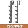 2Pcs Door Hanger Clothes Hanging Rack Over The Door Plastic Home Storage Organization Hooks Purse Holder for Bags Rails