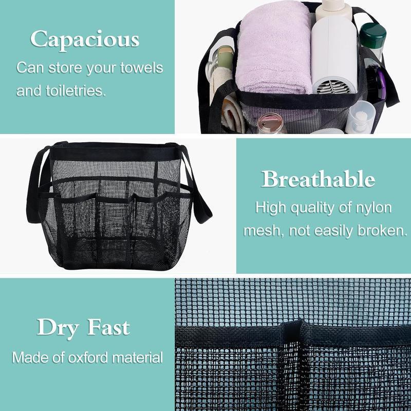 S9253 Portable Mesh Shower Caddy Bag - New Style Wash Bag
