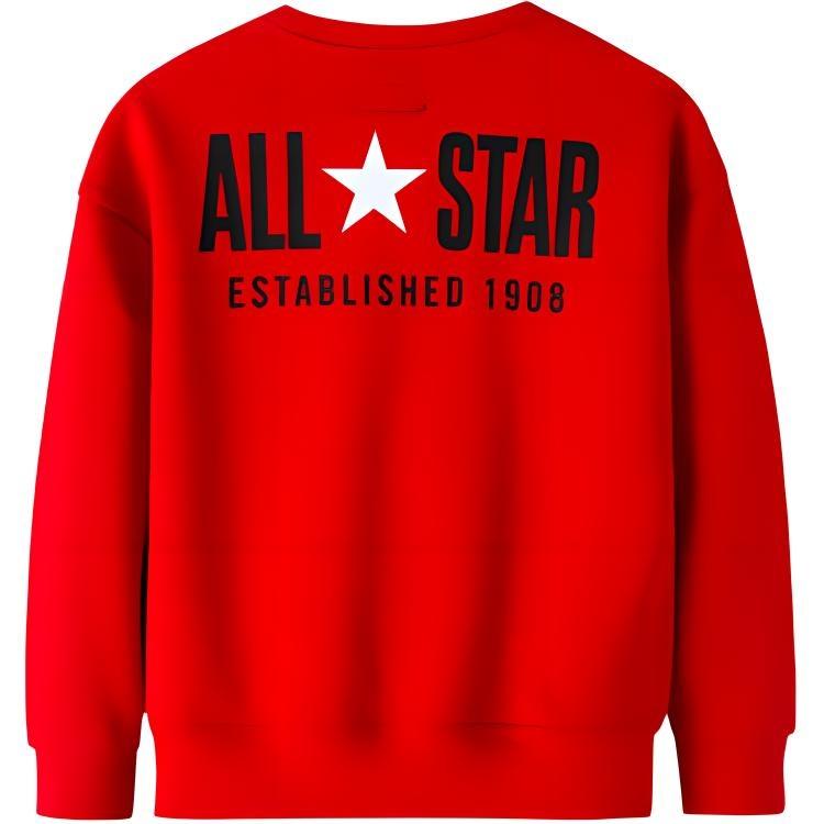 Converse Sweatshirt Preppy Red Kids' Unisex CV2212144PS-003