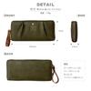 K-PARTS VASKA by moz Roxy Round Zipper Long Wallet, Moz VASKA Moose Wallet, Multi-functional with Card Slots, Perfect Gift for Women, Girls, and