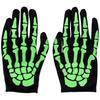 Halloween Gloves Black White Makeup Props Halloween Supplies Naturalness Skull Ghost Claw Gloves Festival Products