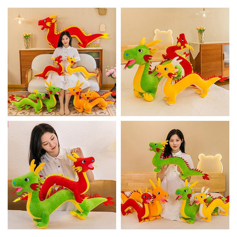 Dragon Toy Plush Stuffed Doll Pillow Sofa Cushion Home Decor Ornaments Gift Girl