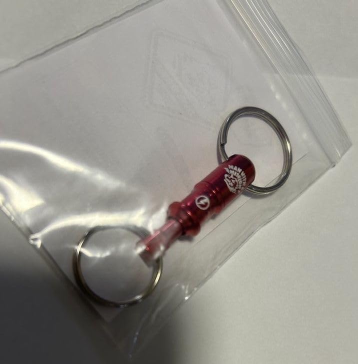 MAN WITH A MISSION Man With A Mission Merchandise Keychain Quick Release Keychain Red