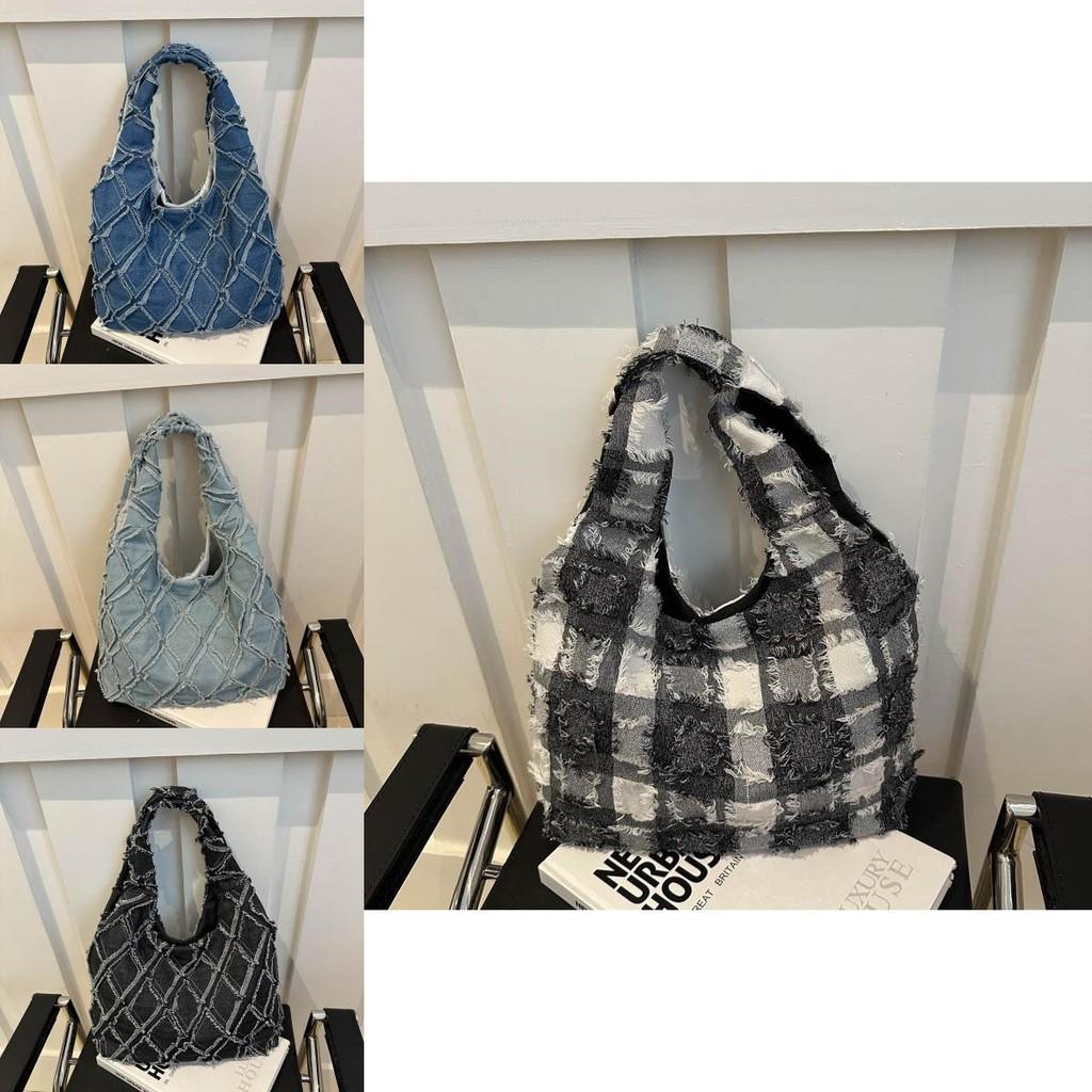 Fashionable Canvas Tote Bag For Women With Stylish Quilted Design And Versatile Colors