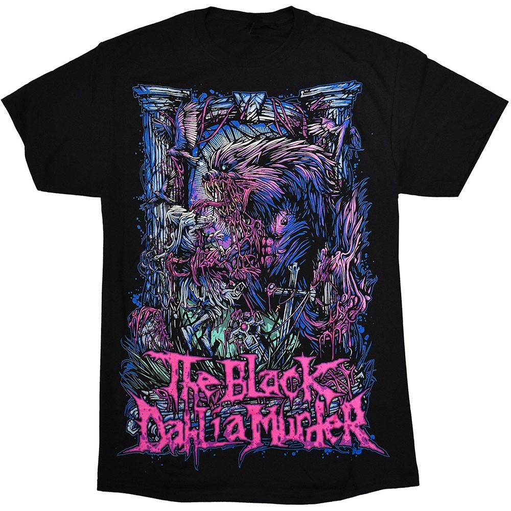 Men's Black Dahlia Murder Wolfman T-shirt Black