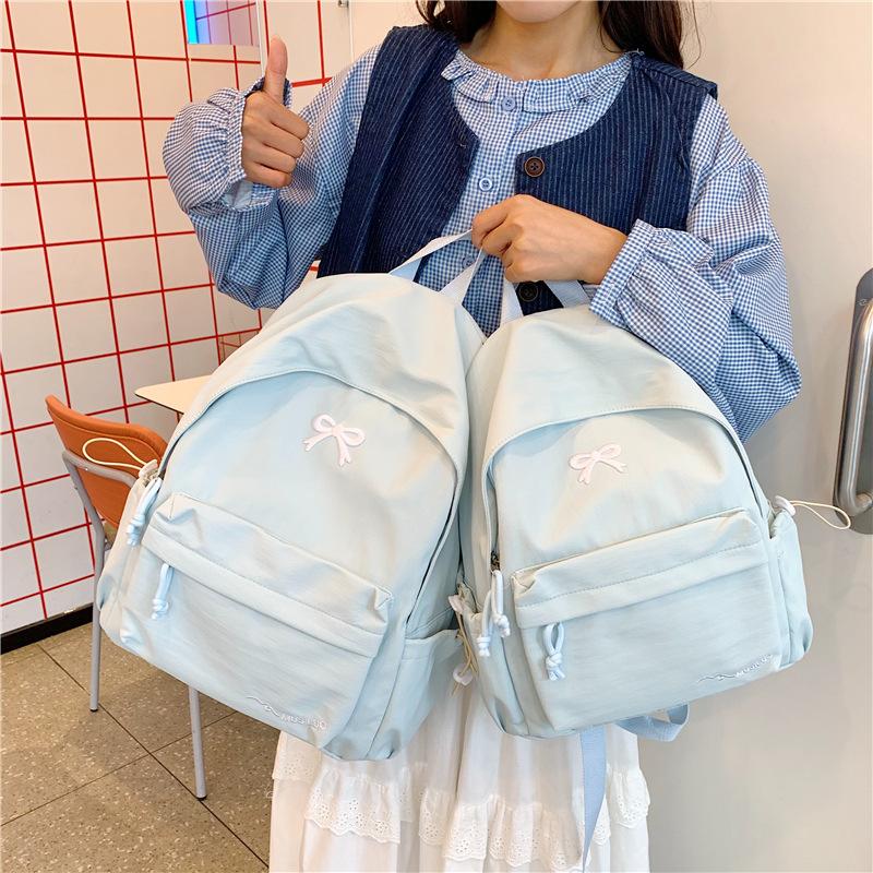 Schoolbag Japanese Ins Schoolbag for Women 1011 New High School Students College Style Backpack for Class Simple and Versatile Backpack for Women