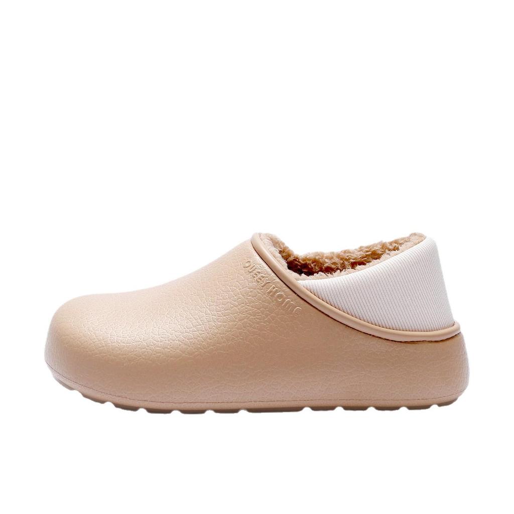 Birkenstock Women's Plush Waterproof Slippers - Autumn/Winter 2025 Indoor/Outdoor Warm Cotton Shoes