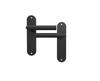 Door Handle - Inspire - SARA - Stainless Steel - Black - Center Distance 165 Mm Without Hole
