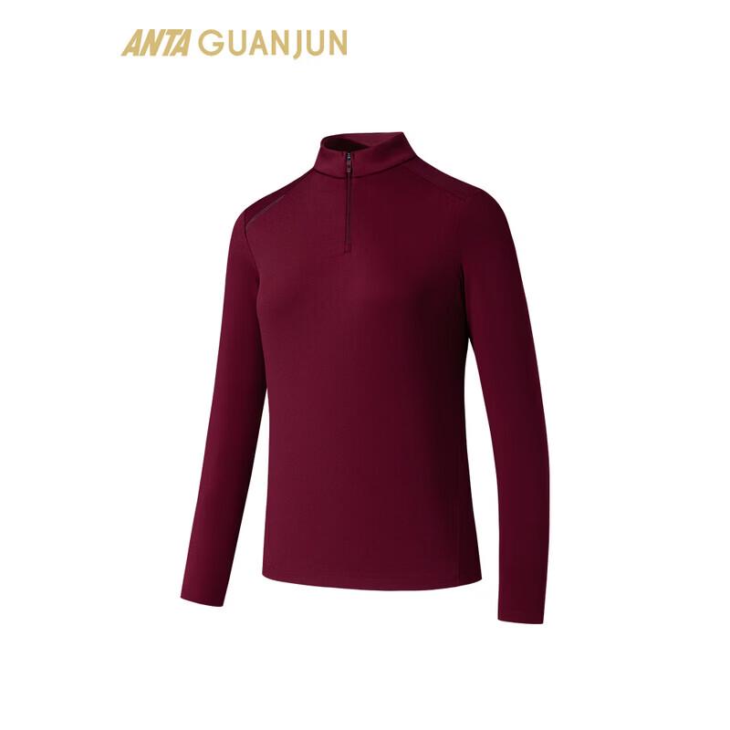Anta Women's Champion All-Weather Brushed Half-Zip Long-Sleeve T-Shirt