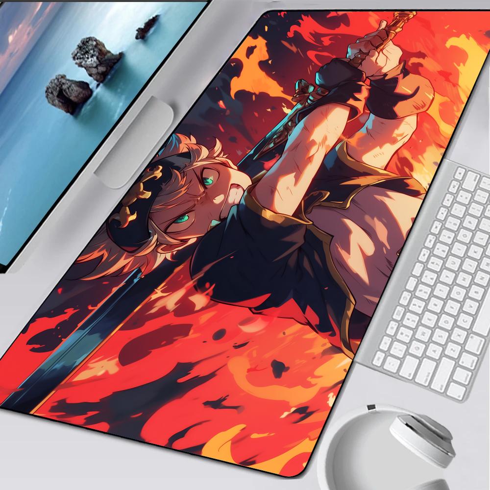 Black Covers Asta Mouse Pad Rubber Mat Laptop Xxl Mousepad Notebook Gamer Computer Table Gaming Accessories