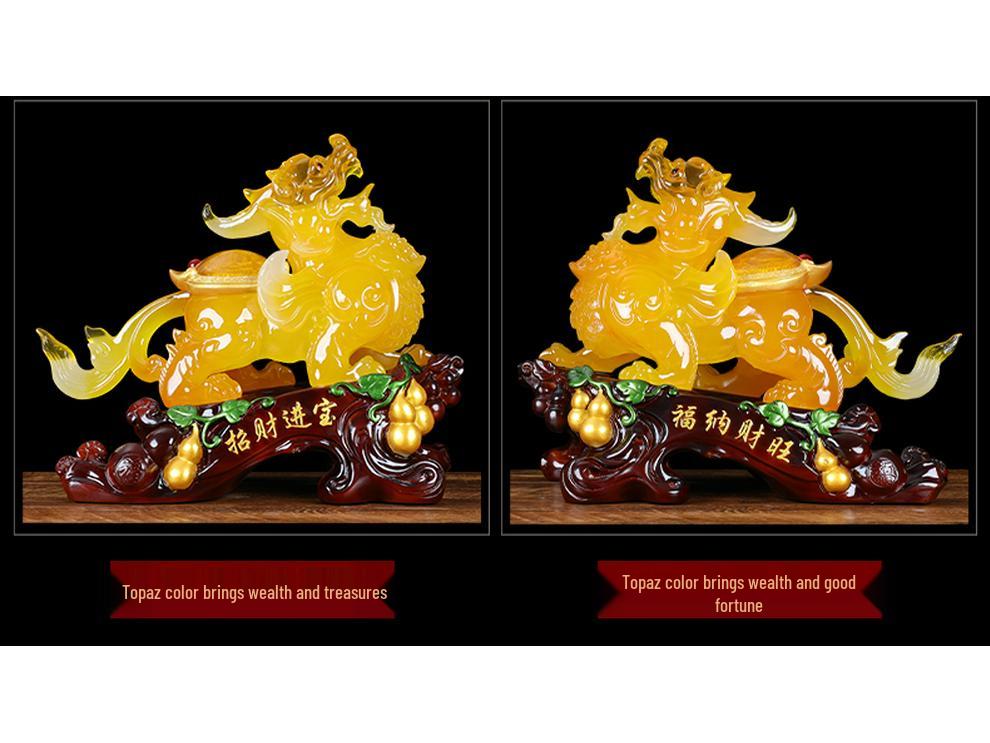 Prosperous Wealth Pixiu Ornaments: Fortune-Building Gifts for Shop Openings & Housewarmings