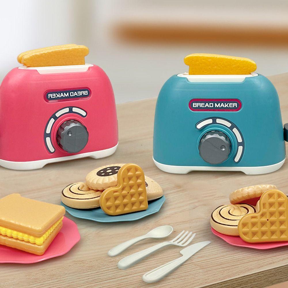 Multicolor Kids Cooking Playset Microwave Plastic Playing House Kitchen Toy Gas Stove Simulation Design Simulation Rice Cooker