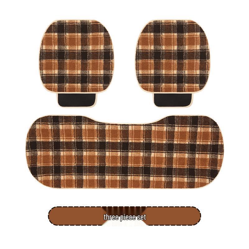 Winter Little Bear Plush Car Seat Cushion for Ford Escape, Mondeo, Focus, Escort
