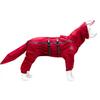 Adjustable Full Coverage Raincoat for Medium to Large Dogs: Golden Retriever, Labrador, German Shepherd - Sealed Seam, Four-Leg Design