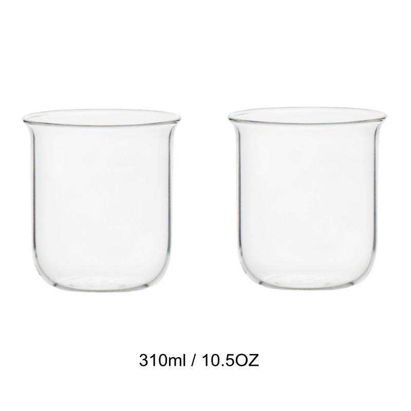Ins Style Glass Cup 310ML 10.5OZ Heat-resistant Thickened Drinkware Transparent Tea Juice Milk Coffee Mug Home Water Glasses Mug