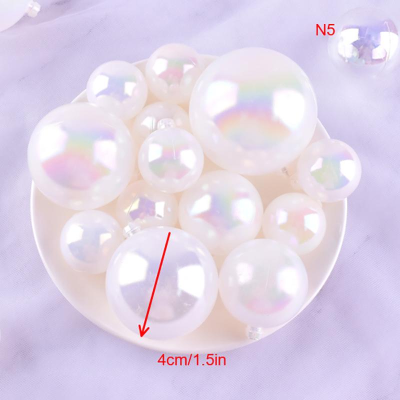 

Colorful Spherical Cake Top Transparent Balloon Cupcake DIY Decoration Birthday Party Wedding Anniversary Decoration
