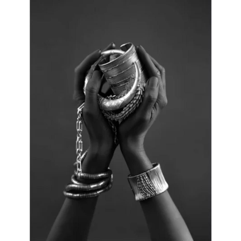 African Women Classic Black Gold Gestures Posters and Prints Female Portraits Canvas Painting Wall Art Pictures for Home Deco