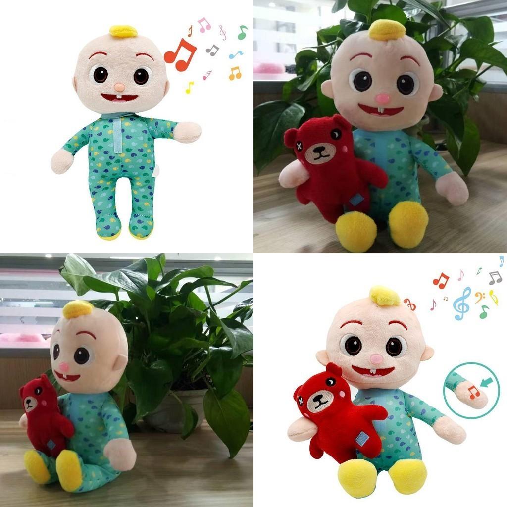 Kawaii Music Doll Cocomelon Watermelon Plush Toy With Melodic Songs And Soft Texture For Kids