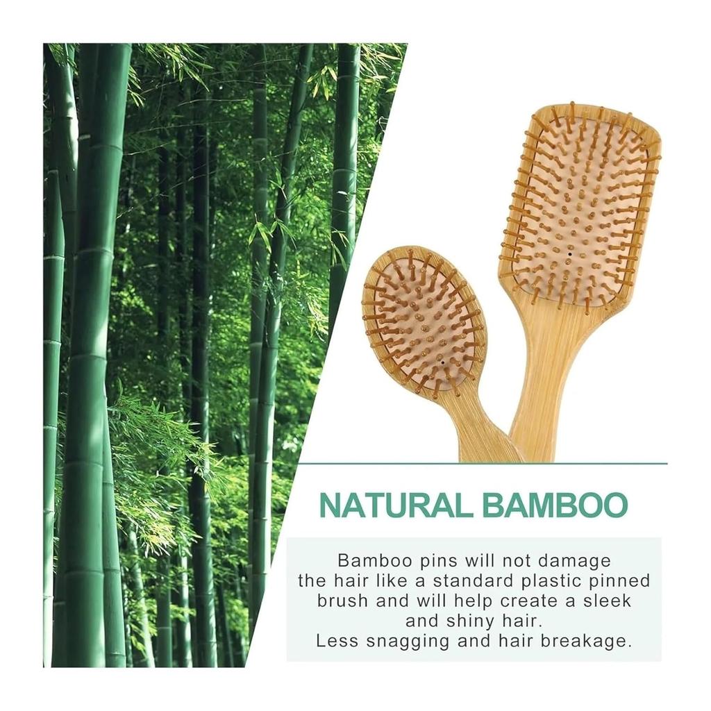 Hair Brushes And Comb Set, For Women And Detangling, Great On All, Handmade For Men(3Pcs Set C with Box)