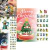 Colorful Acrylic Alphabet Letters Car Hanging Ornament For Christmas Home Decoration
