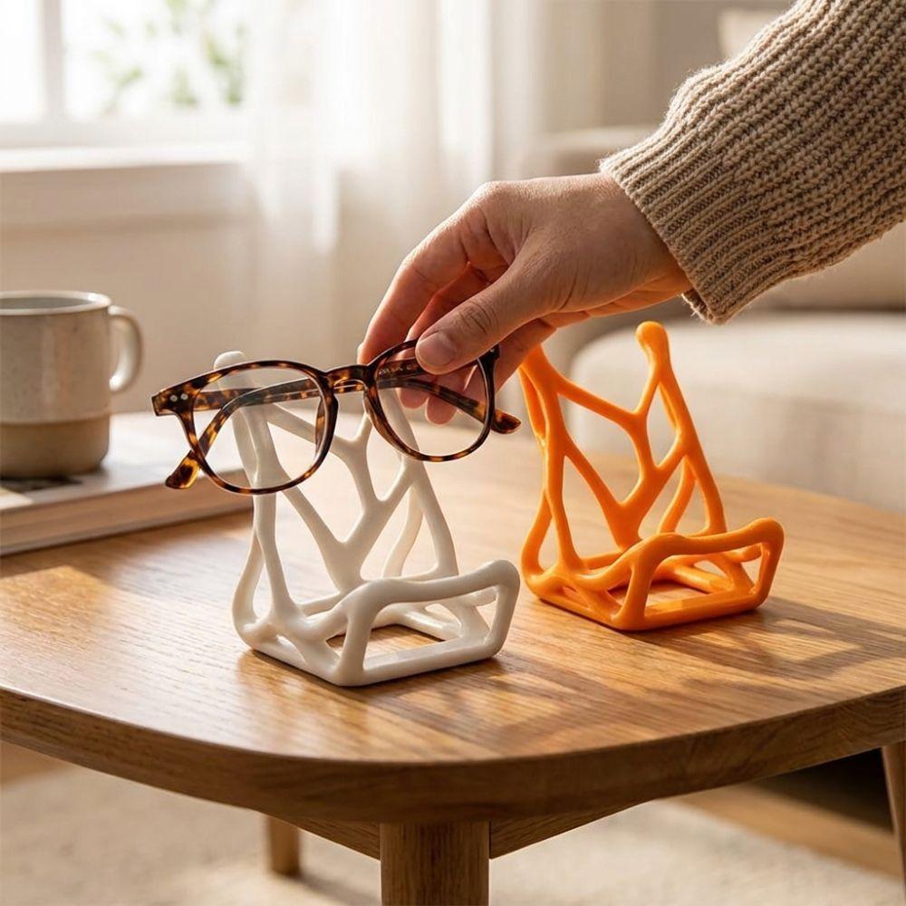 3D Printed Skeleton Bone Phone Stand Hands-free Viewing Anti-slip Desk Decor Card Holder Plastic Novelty Card Stand Organizer