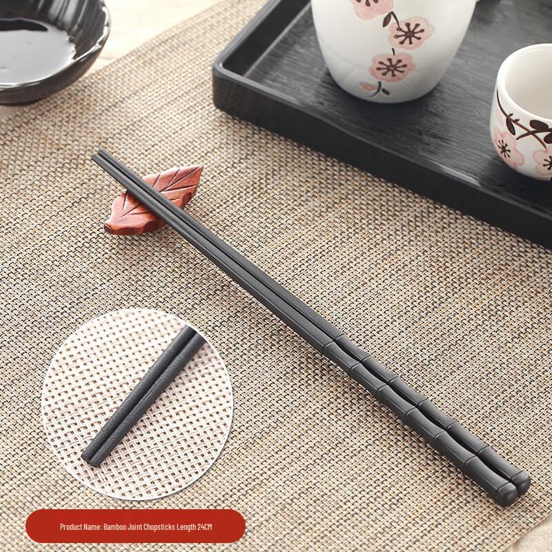 Bamboo Joint Melamine Alloy Chopsticks
