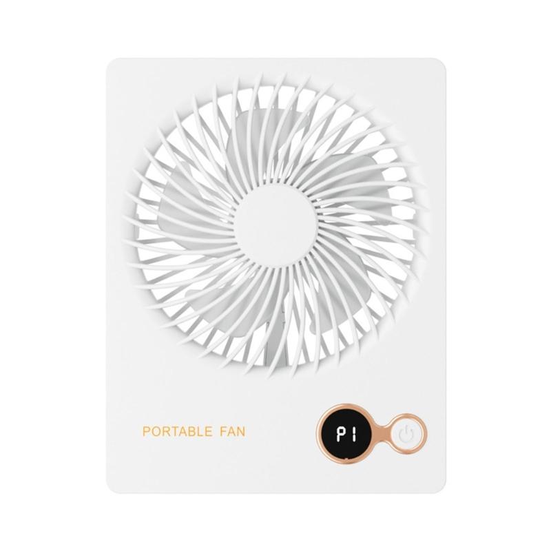 

USB-вентилятор для стола с аккумулятором 4000 мАч, мощный, сверхтонкий, небольшой настольный вентилятор, бесшумный, для офиса белый