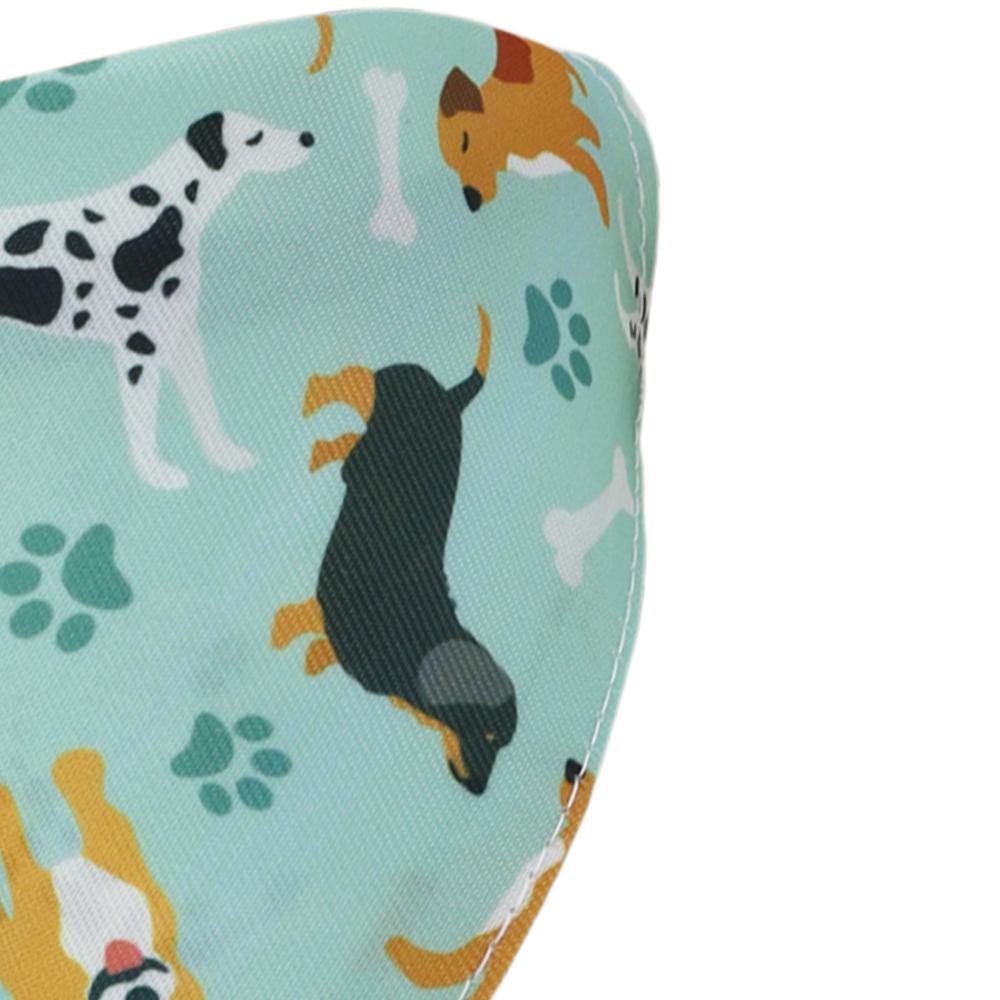 Adjustable Pet Bandana Cotton - Dog Cat Cartoon Print Drool Bib for Daily Use, Triangle Scarf Puppy Kitten Neckwear
