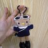 Cute Long-Legged Kitty Plush Pendant with Changeable Skirt - Ins Style Doll Keychain for Backpacks