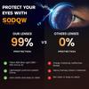 Aviator Blue Light Blocking Glasses for Women Men Reduce Eyestrain Orange Anti Blue Eyeglasses for Computer TV Gaming