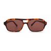Messy Weekend Burt Tortoise Brown Unisex Sunglasses