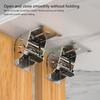 24TE Heavy Duty Folding Leg Hinges Small  Structure Hinges for Tables & DIY Projects