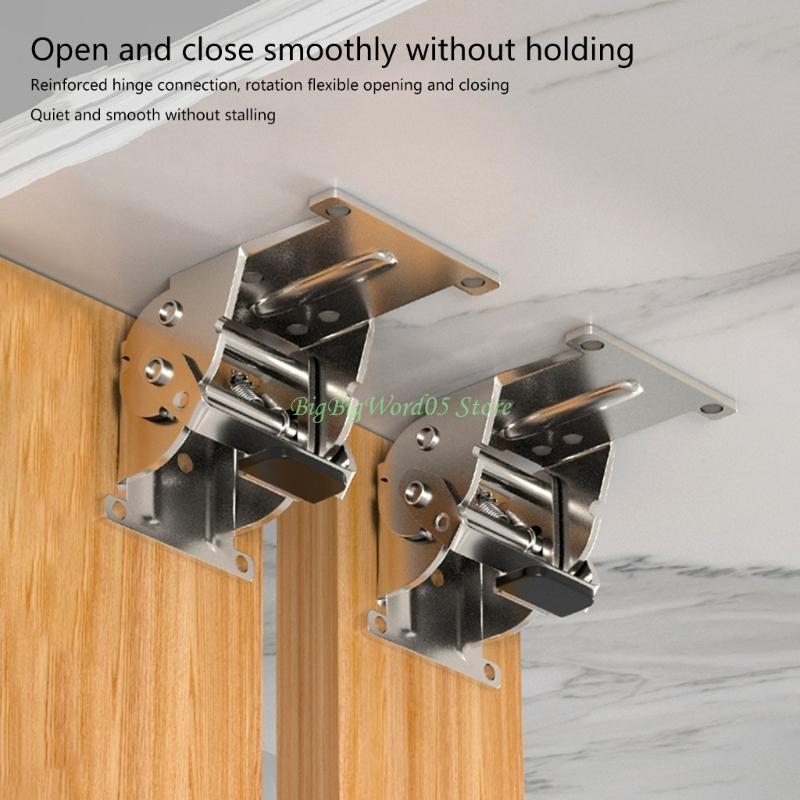 24TE Heavy Duty Folding Leg Hinges Small  Structure Hinges for Tables & DIY Projects