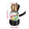 2Pcs Propane Tanks Gauge Level Indicator Solid Brass Leak Detector Gas Level Indicator Universals Gas Pressure Meter