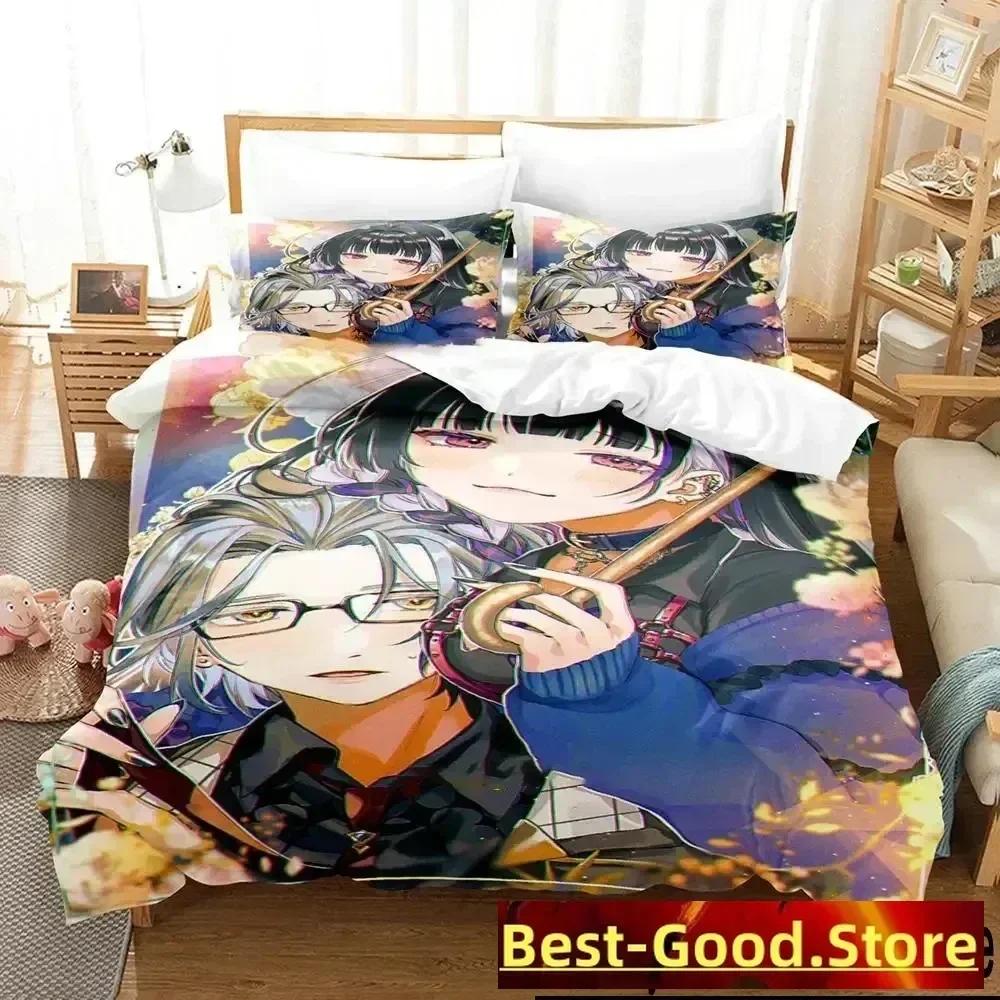 Comforter 3D Print Anime Meloco Kyoran Bedding Set Bed Set Comforter King Queen Size Boys Adult Bedding