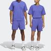 Adidas Originals Trefoil X Pharrell Williams Co-Branded Solid Color Elastic Waist Sports Shorts Men Bottoms Purple HF9922