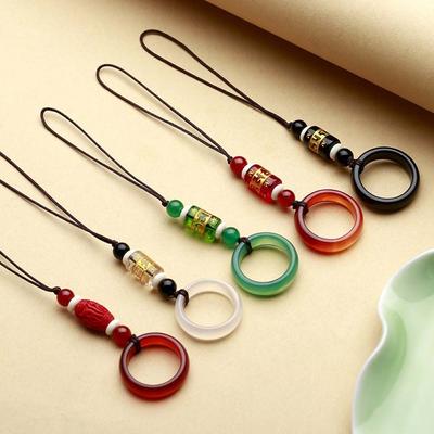 Key Agate Chain Hanging Cord Mobile Phone Strap Ring Buckle Mobile Phone Lanyard Cell Phone Lanyard