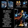 GEM Series Naruto Minato Namikaze „Gelber Blitz“ Statue, 26cm Leuchtende Figur mit zwei Kopfskulpturen, Anime Sammlerstück Display
