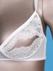 Eleganter Damen-Dessous-Bralette mit Blumenstickerei, verstellbare Träger, ungefüttert, Komfort-BH