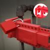 Adjustable Valves Lock Out Set Accessory with 1/2Inch to 4.25Inch Pipe Size Sturdy Plastic Construction 2Pcs Set