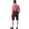 M-XL nuovo set di camicia e salopette da uomo Costume COS 2025 Abbigliamento tedesco per l'Oktoberfest da uomo