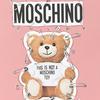 Moschino Teddy Bear Brooch Pattern Designer Recommended Polyester Laptop Clutch Bag Large Unisex bags Pink A8420-8210-A1147