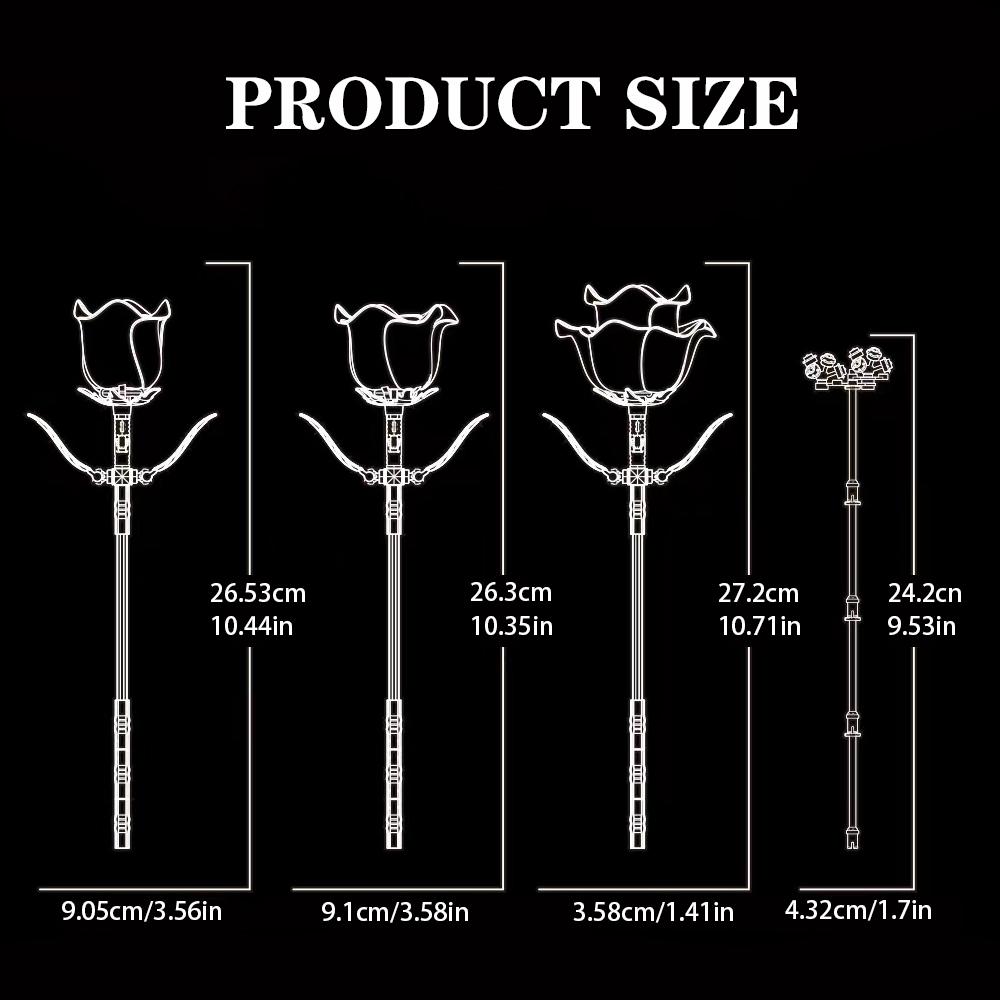 High-Quality Realistic High-Quality Star High-Quality Rose High-Quality Building High-Quality Block High-Quality Bouquet, High-Quality Valentine'S