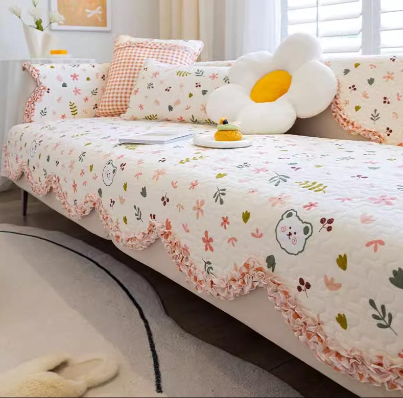 

Коврики для дивана из хлопка с загнутыми краями в деревенском стиле, удобные, мягкие, нескользящие, полотенце для дивана, многоцелевой, красочный чехол для дивана в гостиной 70x70