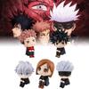 Adorable Jujutsu Kaisen Pvc Figure Set Includes Gojo Itadori Nobara And Fushiguro