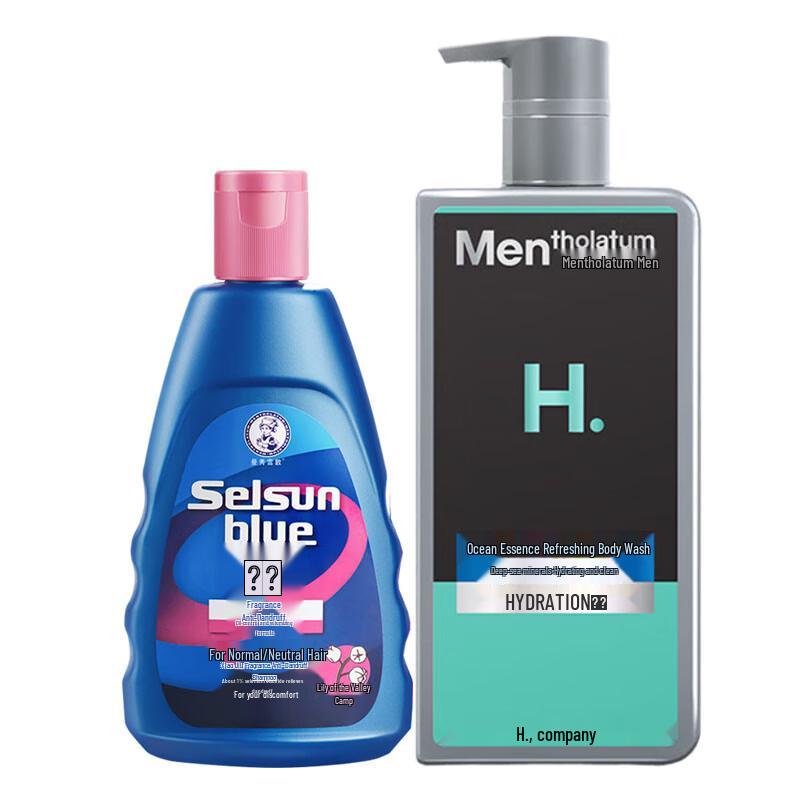 

Mentholatum Cool & Stylish Anti-Dandruff Shampoo & Shower Gel Combo