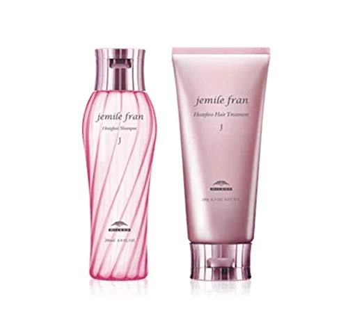 

Milbon Jemile Fran Heat Gloss J Шампунь 200 мл Лечение 180 г Набор [jemile fran]