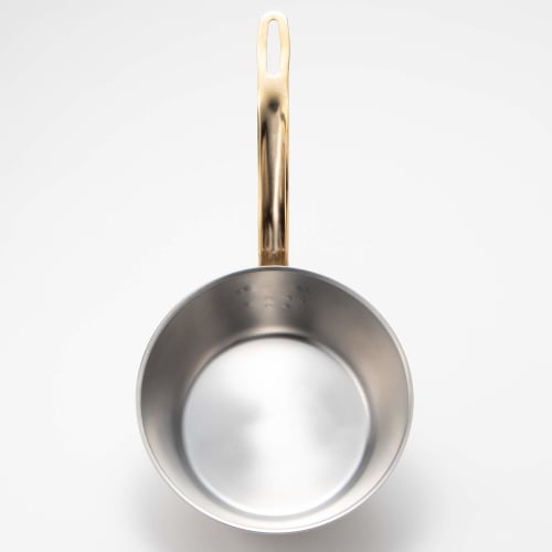 Endo Shoji Super Denji Tapered Pan, 21cm, Stainless Steel, for Induction Cooktops, Made in Japan, ATC22021